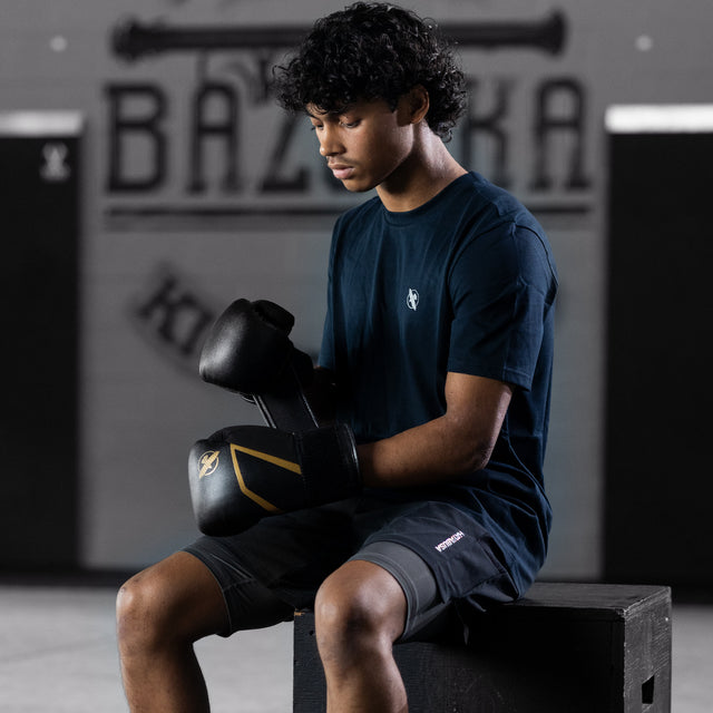 Hayabusa Boxing gloves E1 Kids – Black/Gold