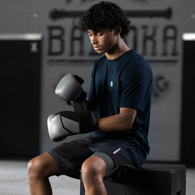 Hayabusa Boxing Gloves E1 Kids – Grey/Black