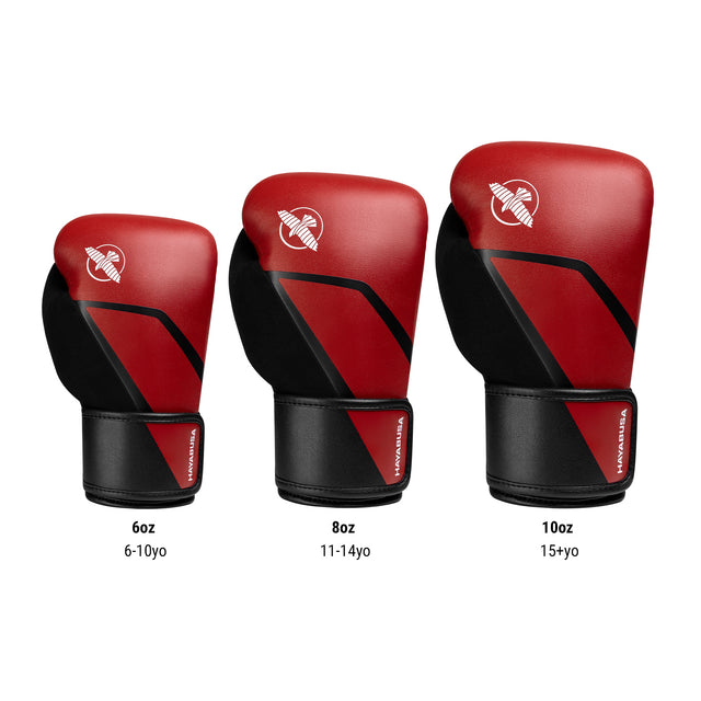 Hayabusa Boxing Gloves E1 Kids – Red/Black