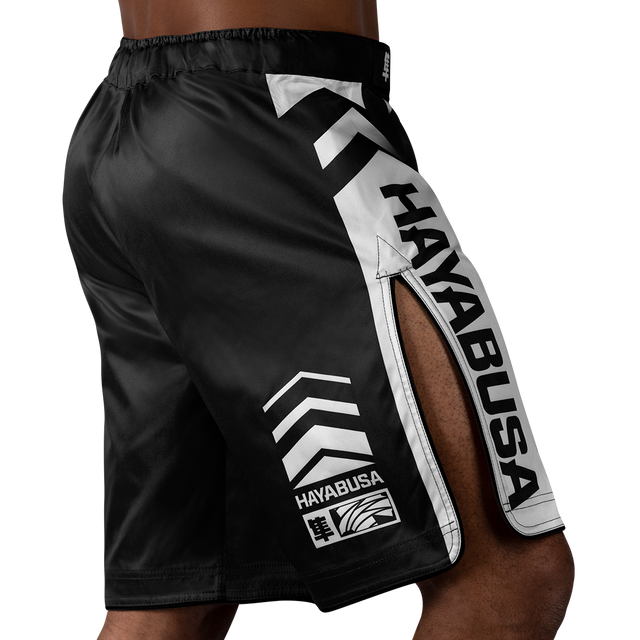 Hayabusa MMA Shorts Icon Long - Black/White