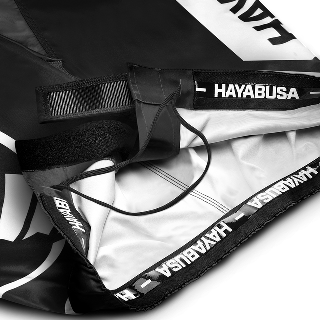 Hayabusa MMA Shorts Icon Long - Black/White