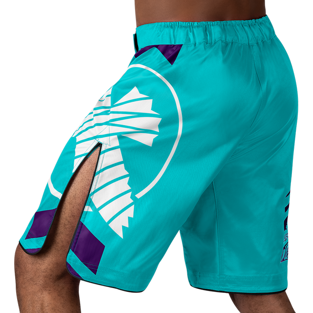 Hayabusa MMA Shorts Icon Long - Ocean Green