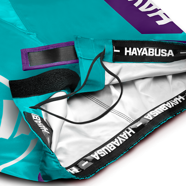 Hayabusa MMA Shorts Icon Long - Ocean Green