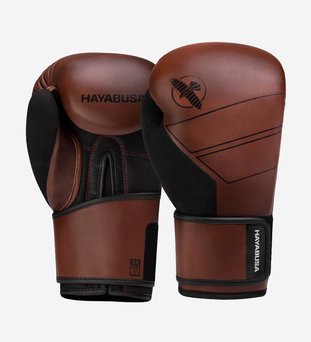 Hayabusa Boxing gloves S4 Leather - Brown - Boxing gloves