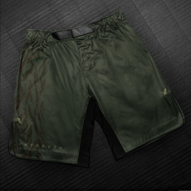 Hayabusa MMA Shorts Apex Long - Tactical Green