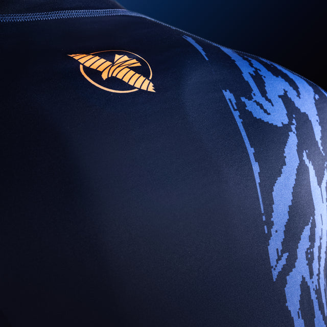 Hayabusa Apex Long-Sleeve Rash Guard - Dark Blue