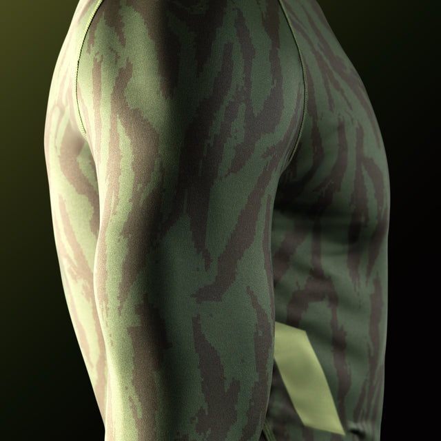Hayabusa Apex Long-Sleeve Rash Guard - Tactical Green