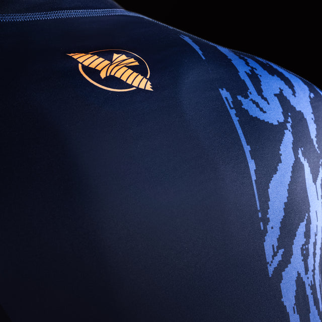 Hayabusa Apex Short-Sleeve Rash Guard - Dark Blue