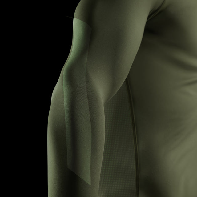 Hayabusa Core Long-Sleeve Rash Guard - Dark Green