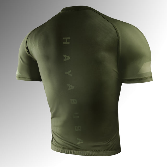 Hayabusa Core Short-Sleeve Rash Guard - Dark Green