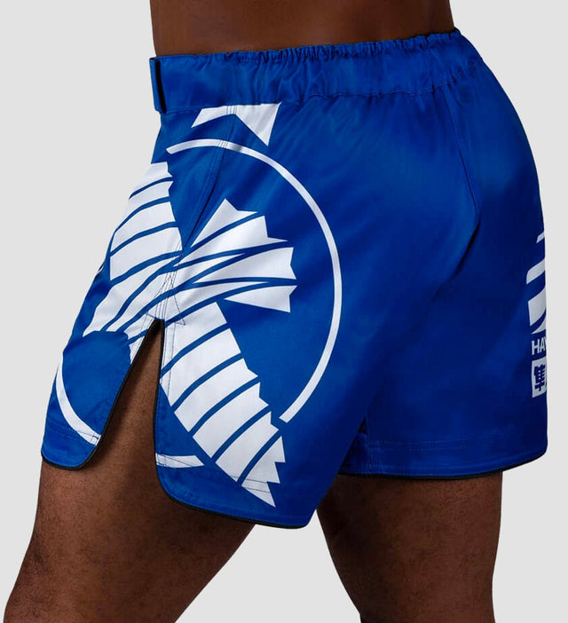 Hayabusa MMA Shorts Icon – Blue/White