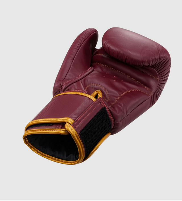 King Boxing gloves - Burgundy Red/Gold - Boxing gloves
