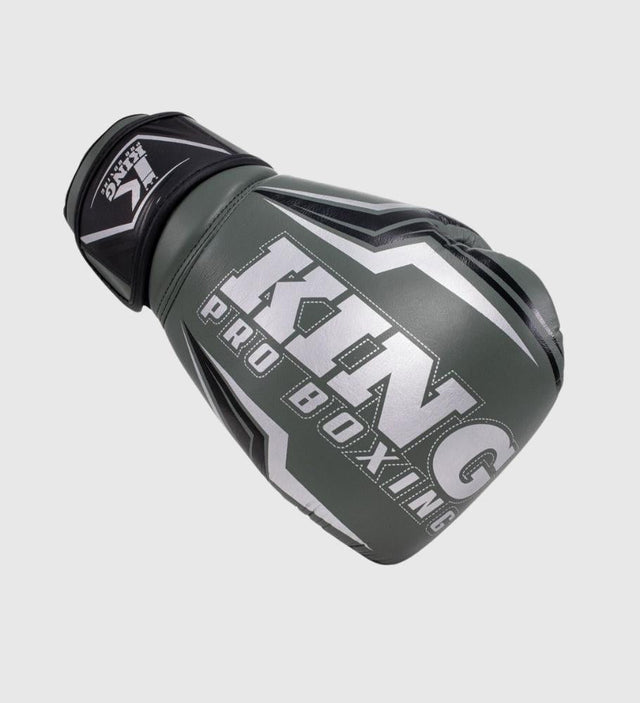 King Boxing gloves Thor – Khaki Green/Black/Silver – Boxing gloves