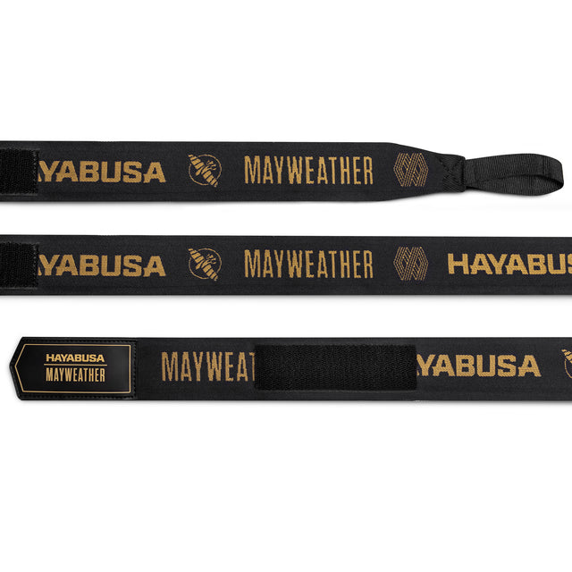 Hayabusa x Mayweather Deluxe Boxing Wraps - Black/Gold