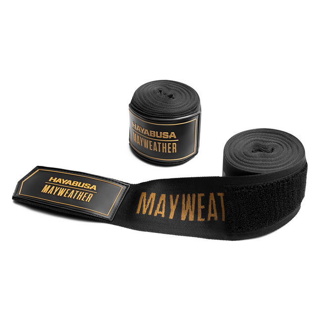 Hayabusa x Mayweather Deluxe Boxing Wraps - Black/Gold