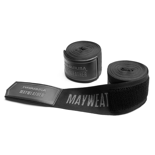 Hayabusa x Mayweather Deluxe Bandages - Black/Gray