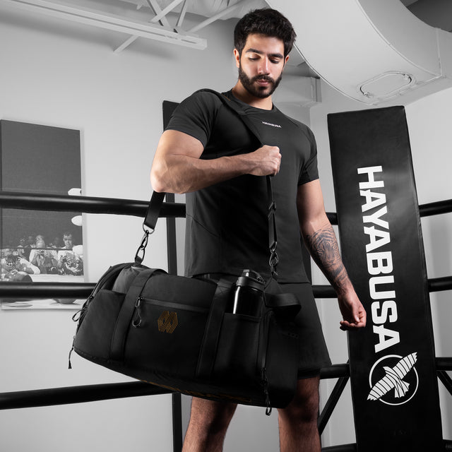 Hayabusa x Mayweather Airstream Sports Bag - Black/Gold