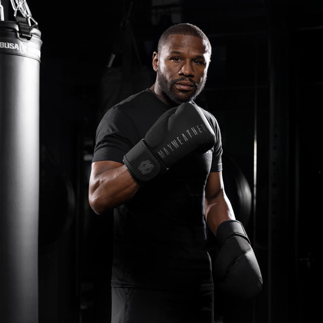 Hayabusa x Mayweather Boxing Gloves Champ - Black/Black