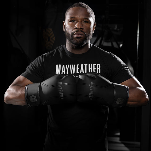 Hayabusa x Mayweather Boxing Gloves Contender - Black/Black