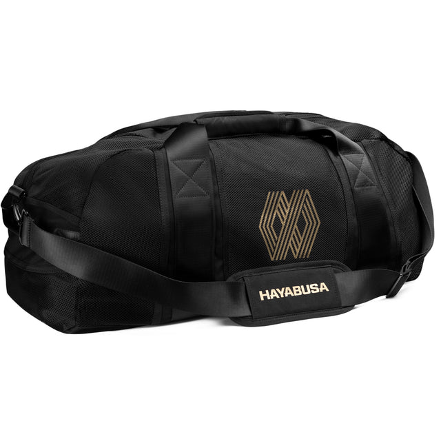 Hayabusa x Mayweather Mesh Sports Bag - Black/Gold