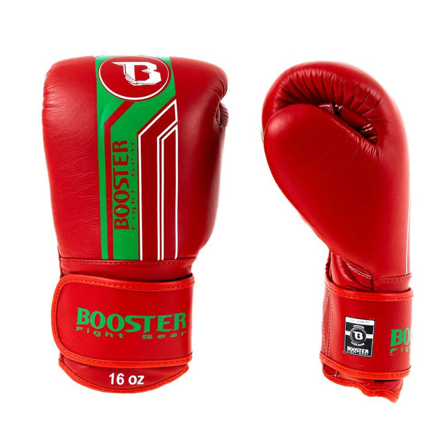 Booster Boxing Gloves V9 'Morocco' - Red/Green
