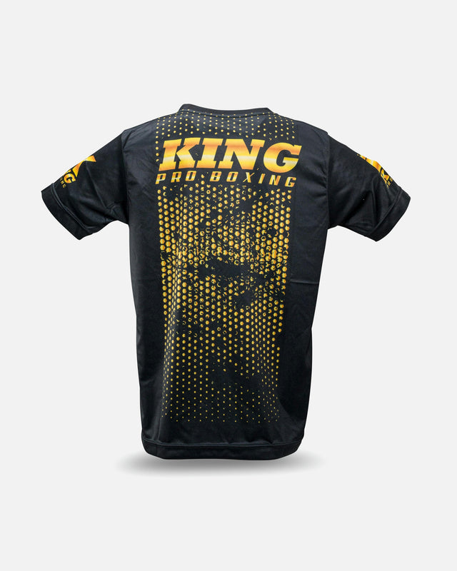 King Pro Boxing T-Shirt Hexagon 2 Kids – Black