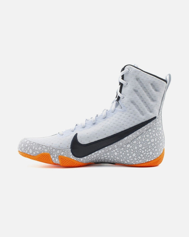 Botas de boxe Nike Machomai 3 SE – Prateado/Laranja