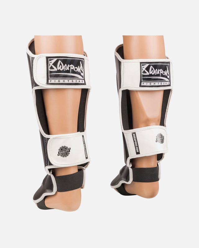 8 WEAPONS Shin guards Unlimited 2.0 – Black/White
