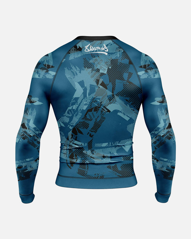 8 WEAPONS Rashguard Hit 2.0 – Dark Blue/Black