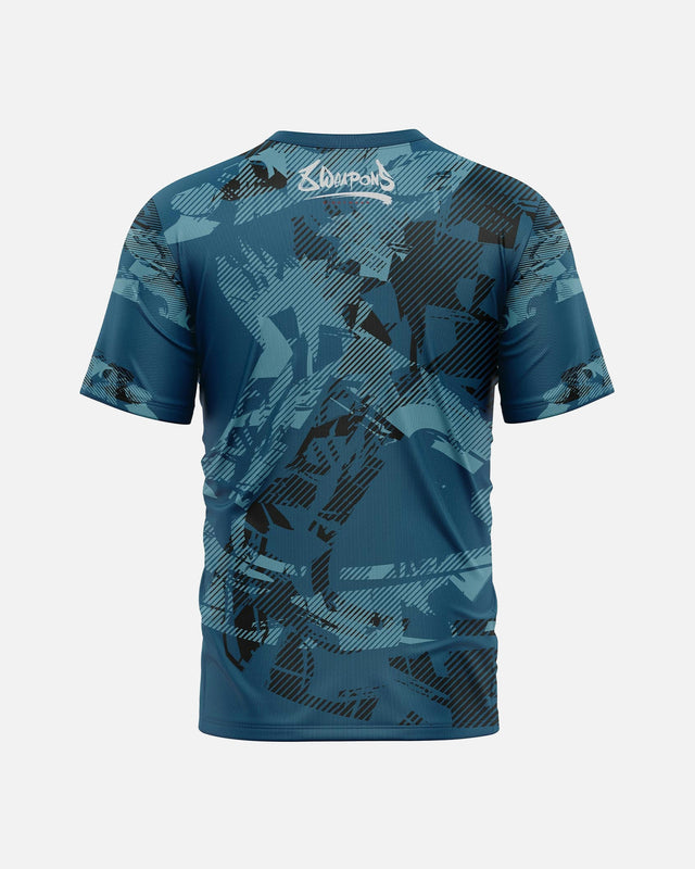 8 WEAPONS T-Shirt Functional Hit 2.0 – Navy/Black