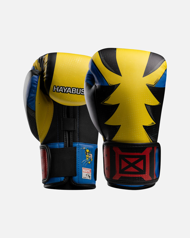 Hayabusa Marvel Classic Wolverine Boxing gloves yellow/black/blue