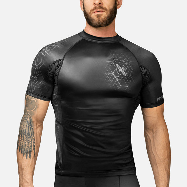 Hayabusa Rashguard Geo Short Sleeve – Grey