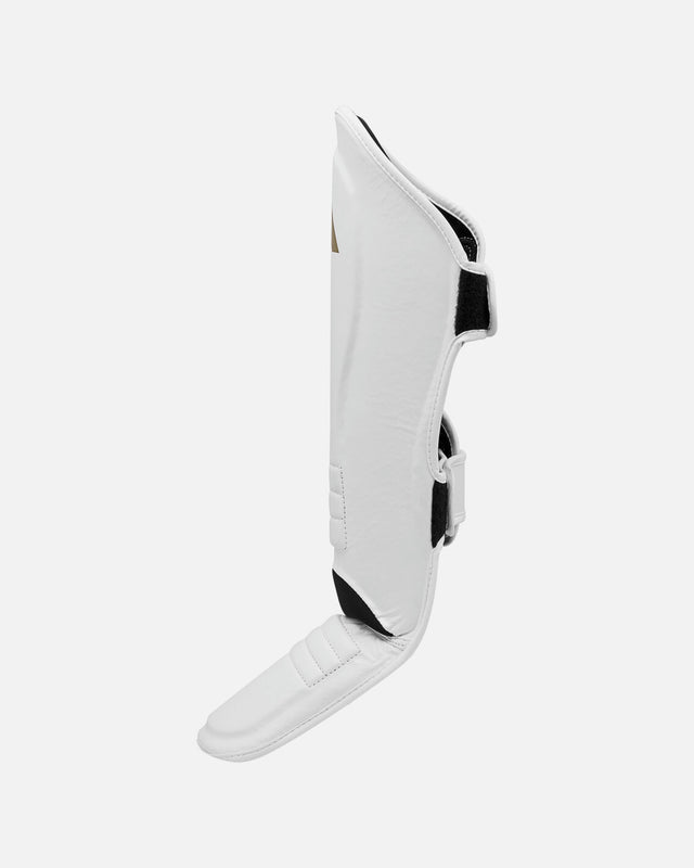 Adidas Speed Thai Shin-n-Step Shin Guards – White/Gold
