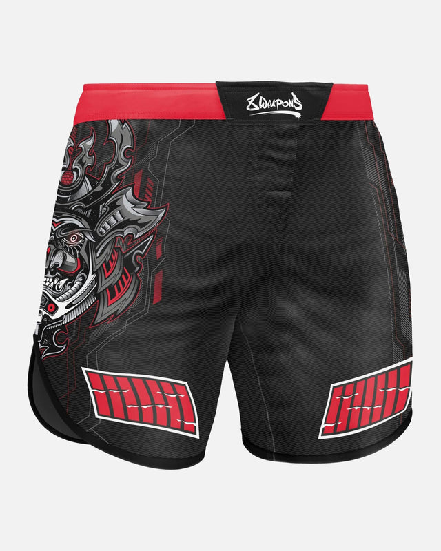 8 WEAPONS MMA Shorts Samurai 2.0 – Black/Red