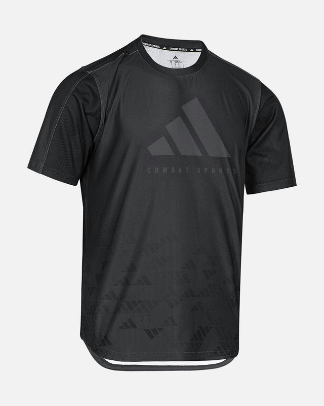 Adidas T-Shirt Tech Line - Zwart/Grijs