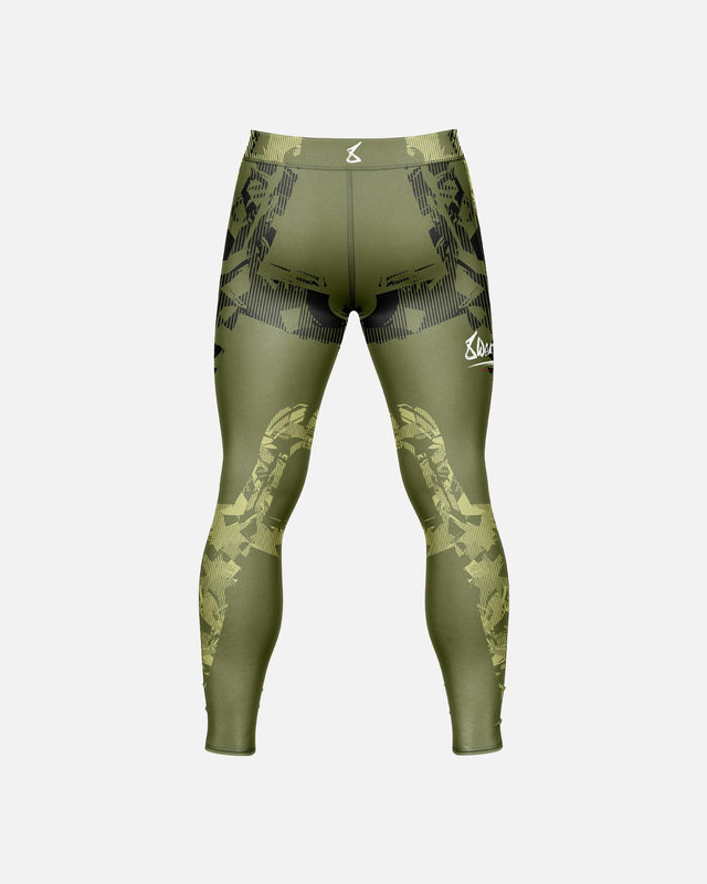 8 WEAPONS Compression shorts & spats Hit 2.0 – Olive/Black
