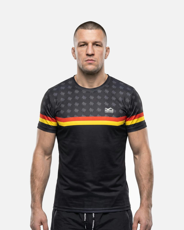 Phantom Athletics T-Shirt EVO+ Germany – Black/Red/Gold