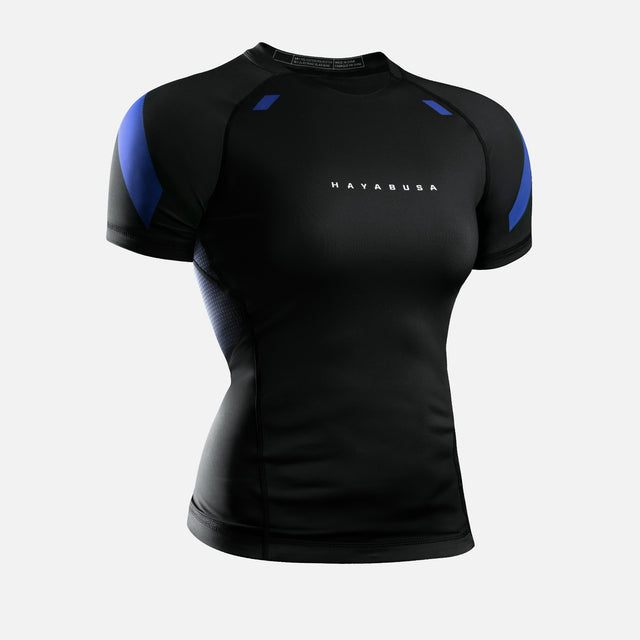 Hayabusa Rashguard Pro Ranked Short Sleeve Women's – Blue