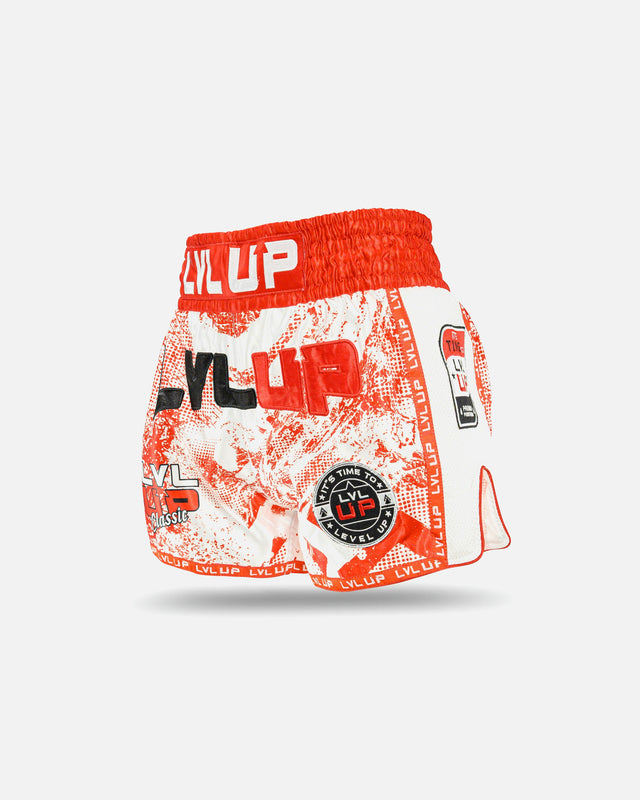 LVL UP Muay Thai Shorts Stadium – Red