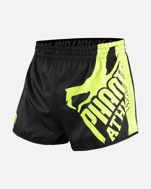 Phantom Athletics Muay Thai Shorts Revolution – Black/Neon
