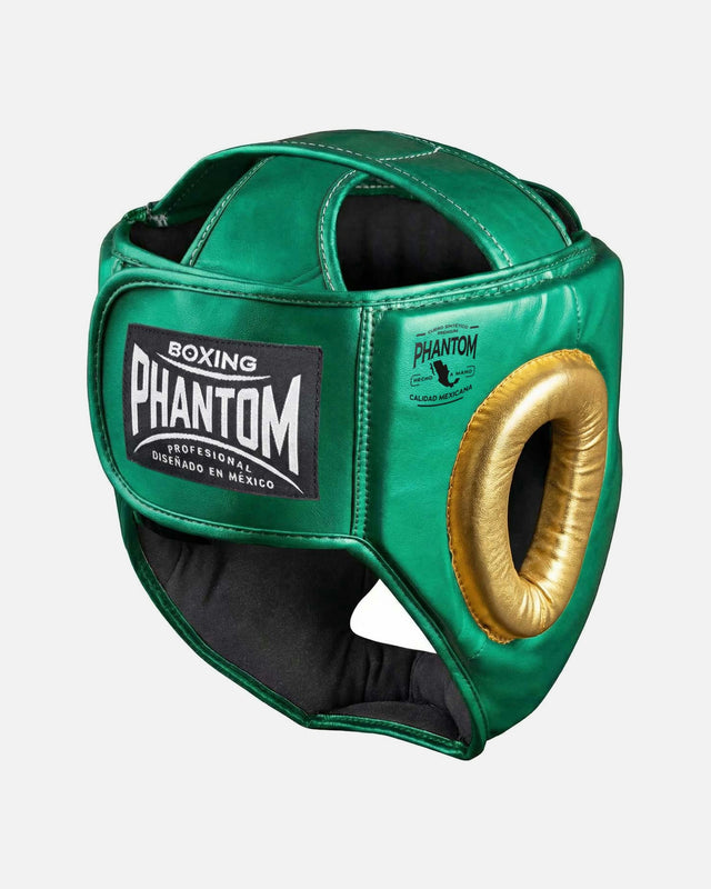Phantom Athletics Head Guard Mexico Full Face – Green/Gold