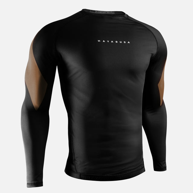 Hayabusa Rashguard Pro Ranked Long Sleeve – Brown