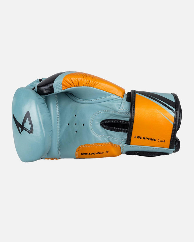 8 WEAPONS Boxing gloves Shift – Ice Grey/Orange
