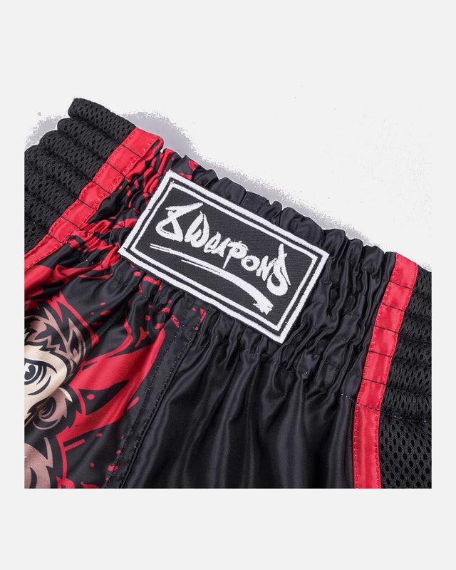 8 WEAPONS Muay Thai Shorts Joe – Black/Red