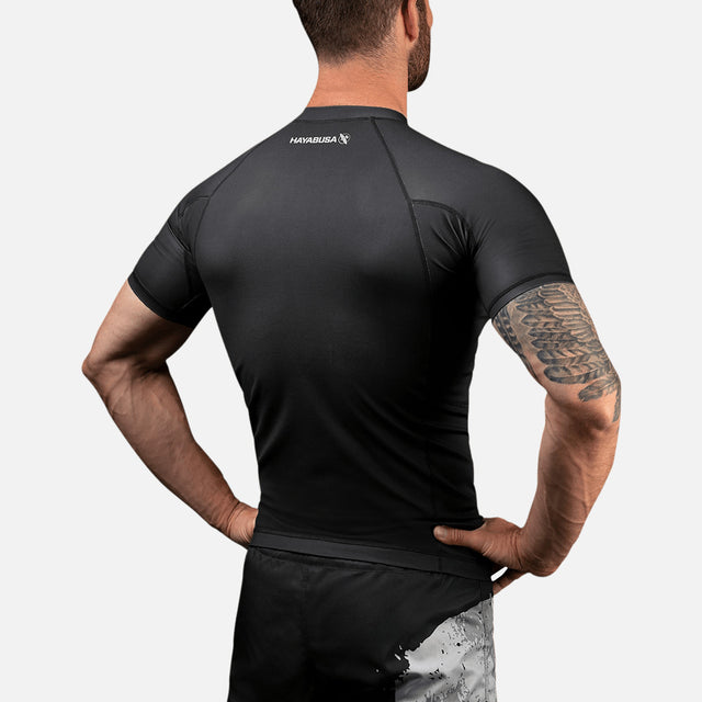 Hayabusa x Marvel Rashguard The Punisher Short Sleeves – Black