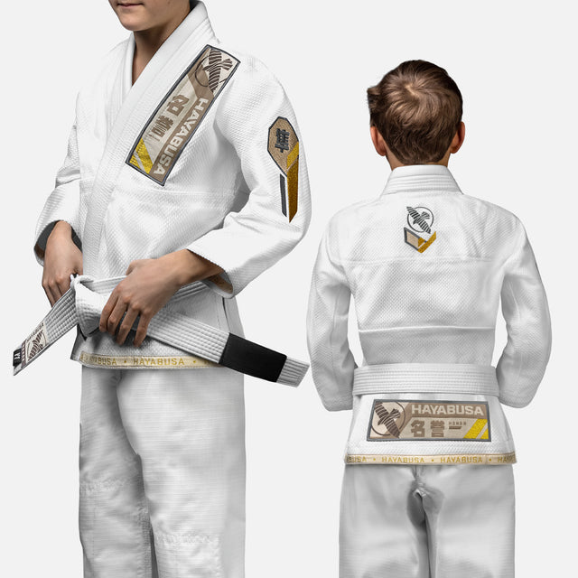Hayabusa BJJ Gi Ascend Kids – White