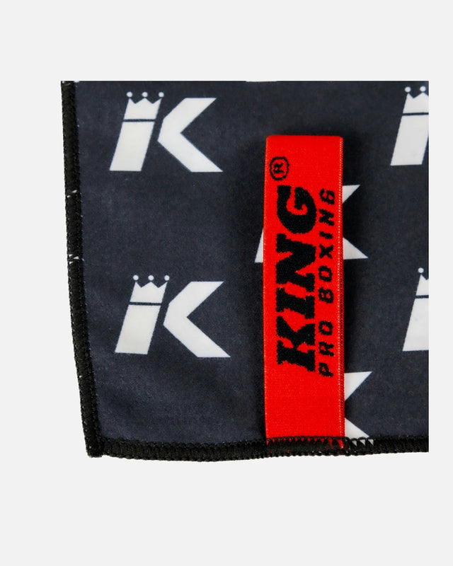 King Pro Boxing Ring Ready Towel – Black