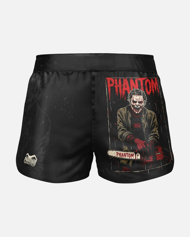 Phantom Athletics MMA Shorts Fusion-R Chainsaw – Black/Grey/Red