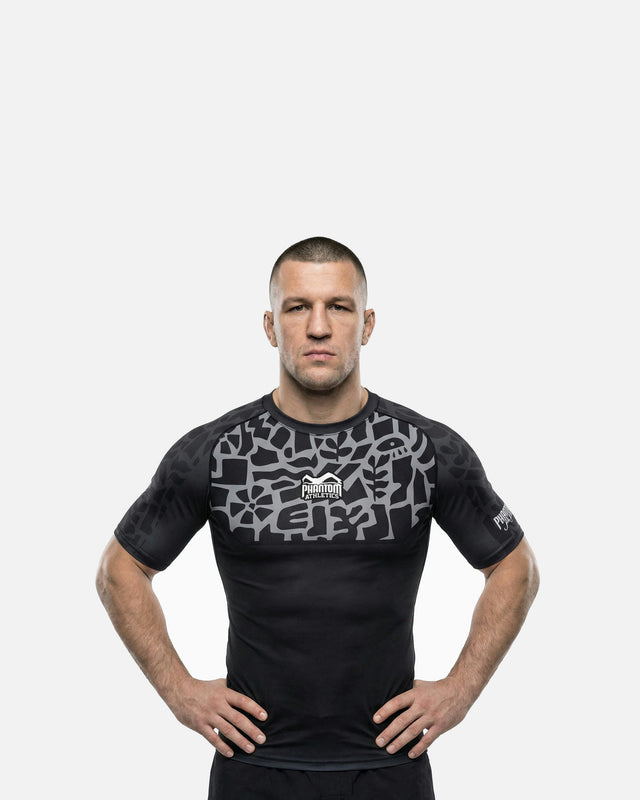 Phantom Athletics Rashguard Groundgame – Black/Grey