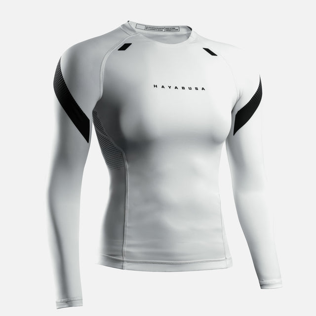 Hayabusa Rashguard Pro Ranked Long Sleeve Women's – White